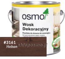 Wosk dekoracyjny TRANSPARENTNY - HEBAN 3161, 25 L