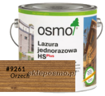 Lazura jednorazowa HS plus ORZECH 9261, 0,125L